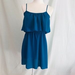 Ali & Kris M Dress Blue Spagetti Strap Bustier